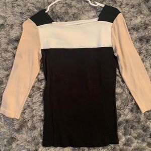 Ann Taylor Colorblock top XS
